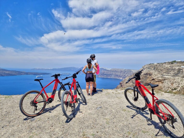 2. Eco-bikes Santorini half day 3