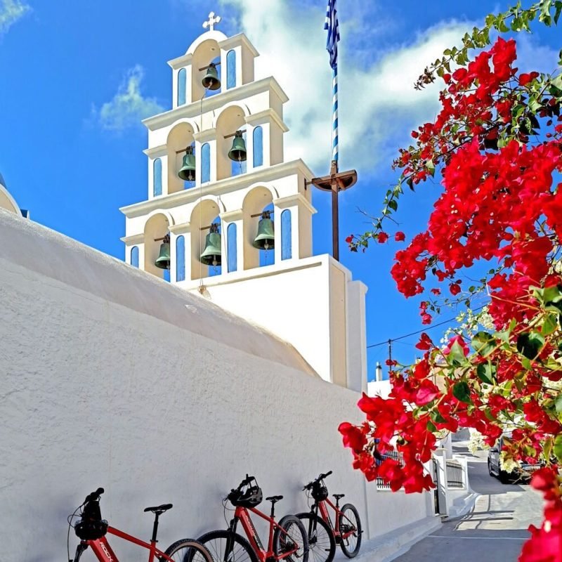 2. Eco-bikes Santorini half day 4